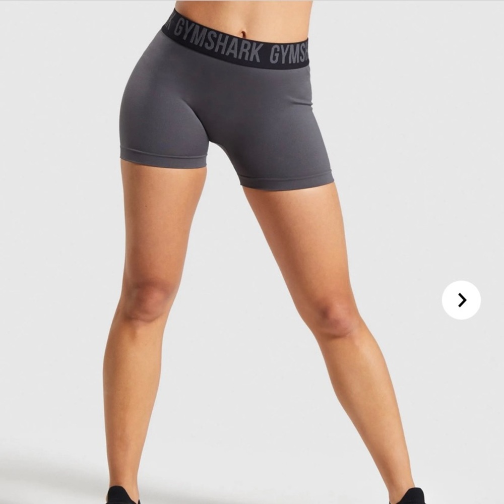 Gymshark Women’s Charcoal/Black Seamless shorts